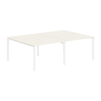 Стол 4-х местный EUWST 2316 Ясень Траун/Белый 2326х1606х750 EDIS