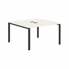 Стол 2-х местный EUWST 1313 Ясень Траун/Черный 1360х1346х750 EDIS