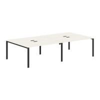 Стол 4-х местный EUWST 3116 Ясень Траун/Черный 3126х1606х750 EDIS