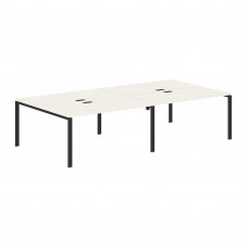 Стол 4-х местный EUWST 3116 Ясень Траун/Черный 3126х1606х750 EDIS