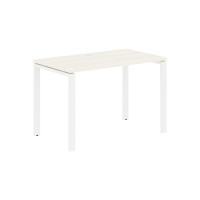 Стол прямой EUST 1167 Ясень Траун/Белый 1160х670х750 EDIS