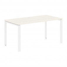 Стол прямой EUST 1580 Ясень Траун/Белый 1560х800х750 EDIS