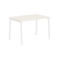 Стол прямой ELST 1180 Ясень Траун/Белый 1160х800х750 EDIS