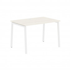 Стол прямой ELST 1180 Ясень Траун/Белый 1160х800х750 EDIS