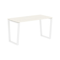 Стол прямой EVST 1367 Ясень Траун/Белый 1360х670х750 EDIS