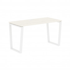 Стол прямой EVST 1367 Ясень Траун/Белый 1360х670х750 EDIS