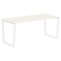 Стол прямой EVST 1780 Ясень Траун/Белый 1760х800х750 EDIS