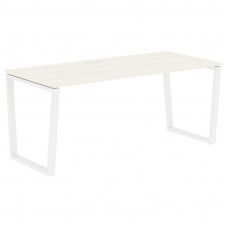 Стол прямой EVST 1780 Ясень Траун/Белый 1760х800х750 EDIS