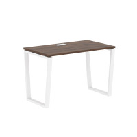 Стол прямой EVST 1167 Дуб Денвер тёмный/Белый 1160х670х750 EDIS