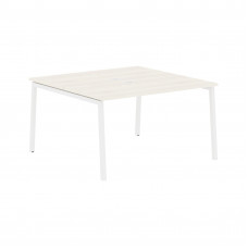 Стол 2-х местный ELWST 1313 Ясень Траун/Белый 1360х1346х750 EDIS