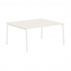 Стол 2-х местный ELWST 1513 Ясень Траун/Белый 1560х1346х750 EDIS