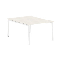 Стол 2-х местный ELWST 1116 Ясень Траун/Белый 1160х1606х750 EDIS