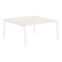 Стол 2-х местный ELWST 1516 Ясень Траун/Белый 1560х1606х750 EDIS