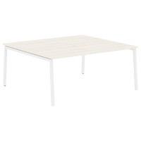 Стол 2-х местный ELWST 1716 Ясень Траун/Белый 1760х1606х750 EDIS
