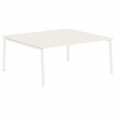 Стол 2-х местный ELWST 1716 Ясень Траун/Белый 1760х1606х750 EDIS