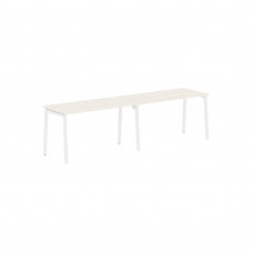 Стол 2-х местный ELWST 2767 Ясень Траун/Белый 2726х670х750 EDIS