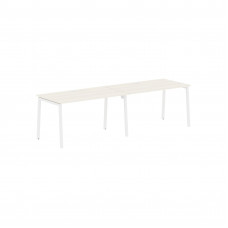 Стол 2-х местный ELWST 2780 Ясень Траун/Белый 2726х800х750 EDIS