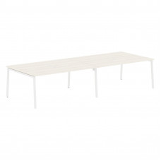Стол 4-х местный ELWST 3513 Ясень Траун/Белый 3526х1346х750 EDIS