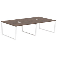 Стол 4-х местный EVWST 2716 Дуб Денвер тёмный/Белый 2726х1606х750 EDIS