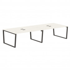 Стол 4-х местный EVWST 3513 Ясень Траун/Мокко 3526х1346х750 EDIS