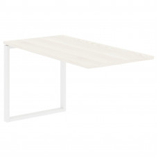 Брифинг-приставка EQB 1367 Ясень Траун/Белый 1360х670х750 EDIS