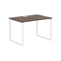 Стол прямой EQST 1180 Дуб Денвер тёмный/Белый 1160х800х750 EDIS