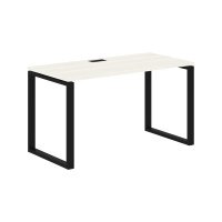 Стол прямой EQST 1367 Ясень Траун/Черный 1360х670х750 EDIS