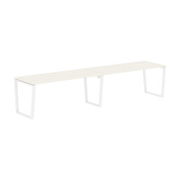 Стол 2-х местный EVWST 3580 Ясень Траун/Белый 3526х800х750 EDIS