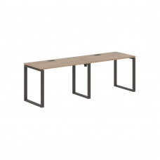 Стол 2-х местный EQWST 2367 Дуб Денвер светлый/Мокко 2326х670х750 EDIS