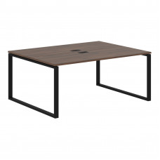 Стол 2-х местный EQWST 1713 Дуб Денвер тёмный/Черный 1760х1346х750 EDIS