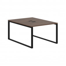 Стол 2-х местный EQWST 1116 Дуб Денвер тёмный/Черный 1160х1606х750 EDIS