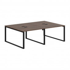 Стол 4-х местный EQWST 2316 Дуб Денвер тёмный/Черный 2326х1606х750 EDIS