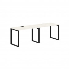 Стол 2-х местный EQWST 2367 Ясень Траун/Черный 2326х670х750 EDIS