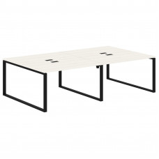 Стол 4-х местный EQWST 2716 Ясень Траун/Черный 2726х1606х750 EDIS