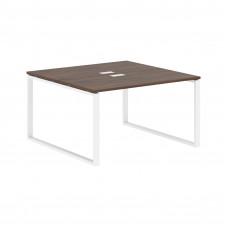 Стол 2-х местный EQWST 1313 Дуб Денвер тёмный/Белый 1360х1346х750 EDIS