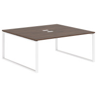 Стол 2-х местный EQWST 1716 Дуб Денвер тёмный/Белый 1760х1606х750 EDIS