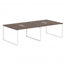 Стол 4-х местный EQWST 2713 Дуб Денвер тёмный/Белый 2726х1346х750 EDIS