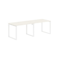 Стол 2-х местный EQWST 2380 Ясень Траун/Белый 2326х800х750 EDIS