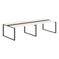 Конференц стол EQCT 3114 Ясень Траун/Мокко/Мокко 3132х1346х750 EDIS