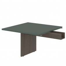 Стол приставной VFCT 1212.1 Нефрит/Дуб Сильвер 1200х1200х750 VELION