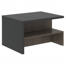 Стол журнальный VCT 9070 Яшма черный/Дуб Сильвер 900х700х550 VELION