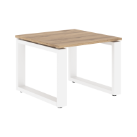 Стол журнальный ECT 6060 Дуб Денвер светлый/Белый 600х600х450 ENIO