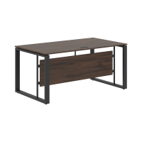 Стол руководителя EST 169 Дуб Денвер темный/Антрацит 1600х900х750 ENIO