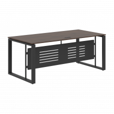 Стол руководителя EST 189M Дуб Денвер темный/Антрацит 1800х900х750 ENIO