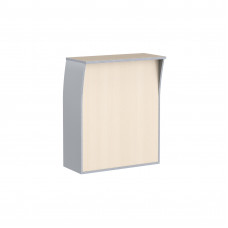 Стойка ресепшн РС-1 Беларусь Клен/Металлик 940*510*1150 IMAGO