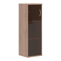 Шкаф колонка со стеклянной дверью СУ-2.4 Ясень Шимо 406*365*1200 IMAGO