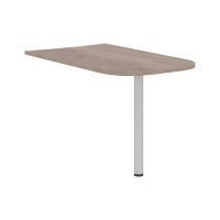 Брифинг - приставка XB 127 Дуб Сонома/Алюминий 1200х700х750 XTEN