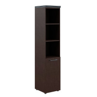 Шкаф колонка с глухой малой дверью и топом THC 42.5(L) Венге Магия 432х450х1968 TORR