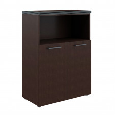 Шкаф с глухими малыми дверьми и топом TMC 85.3 Венге Магия 856х450х1203 TORR