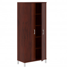 Шкаф высокий с глухими дверьми B 430.6 Бургунди 900х450х2054 BORN